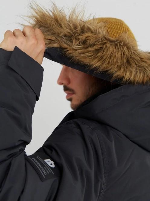 Fundango Spirit Parka Jacket herren wintermantel Schwarz 9