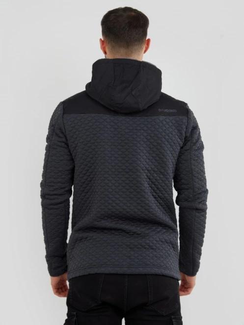Fundango Ashford Insulated Fleece Jacket herren fleecepullover Schwarz 3