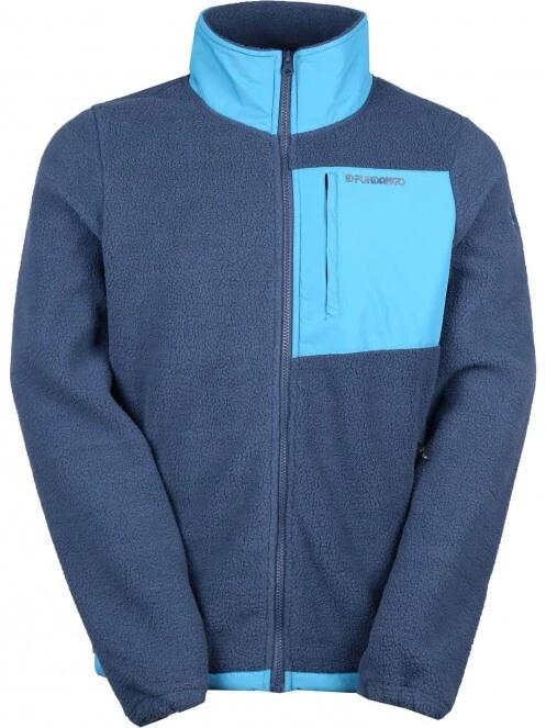Fundango Haven Hybrid Jacket herren fleecepullover blau 5