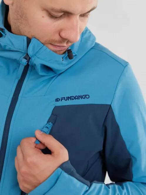 Fundango Rauris Softshell Jacket M herren softshelljacken hellblau 5