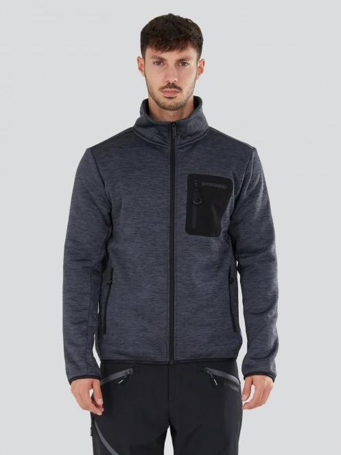 Fundango Jefferson Fleece Jacket herren fleecepullover grau 2