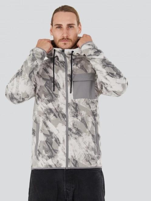 Fundango Nestor Fleece Jacket herren fleecepullover grau 5