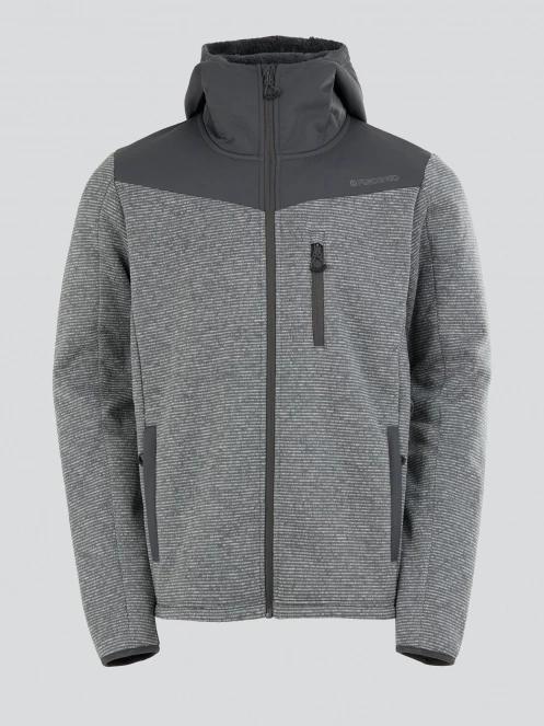 Fundango Ashford Insulated Fleece Jacket herren fleecepullover grau 7