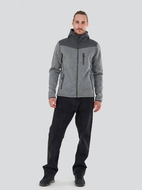 Fundango Ashford Insulated Fleece Jacket herren fleecepullover grau 4