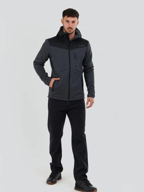 Fundango Ashford Insulated Fleece Jacket herren fleecepullover grau 4