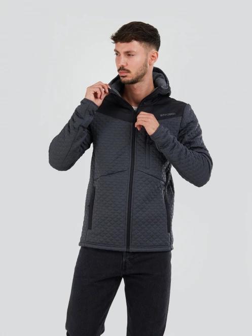 Fundango Ashford Insulated Fleece Jacket herren fleecepullover grau 5