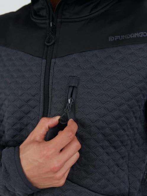 Fundango Ashford Insulated Fleece Jacket herren fleecepullover grau 6