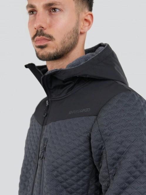 Fundango Ashford Insulated Fleece Jacket herren fleecepullover grau 7