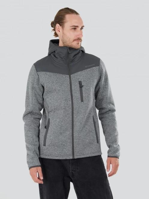 Fundango Ashford Insulated Fleece Jacket herren fleecepullover grau 2
