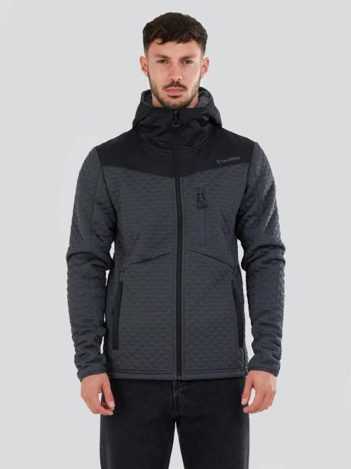 Fundango Ashford Insulated Fleece Jacket herren fleecepullover grau 2