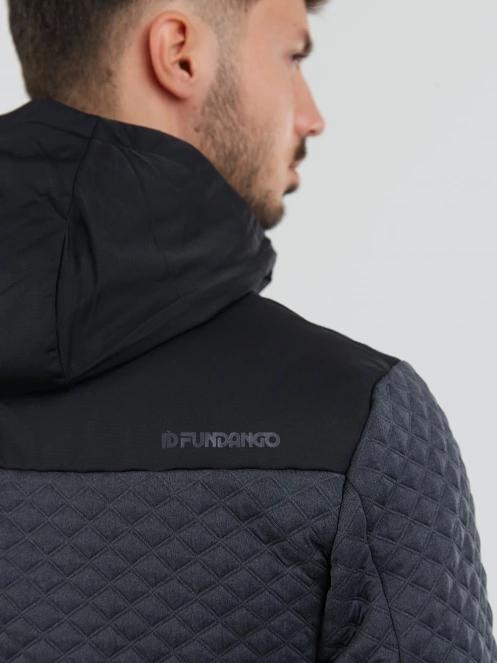Fundango Ashford Insulated Fleece Jacket herren fleecepullover grau 8