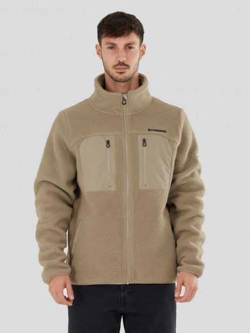 Fundango Haven Hybrid Jacket herren pullover sand 2