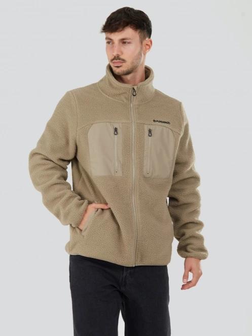 Fundango Haven Hybrid Jacket herren pullover sand 5