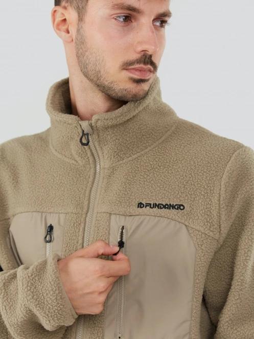 Fundango Haven Hybrid Jacket herren pullover sand 6