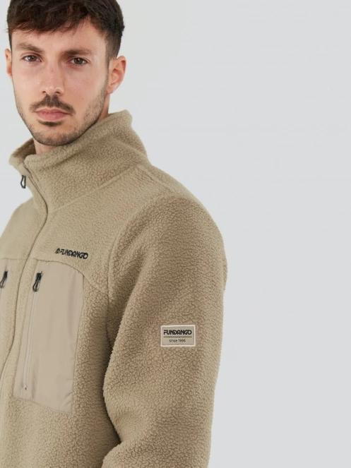 Fundango Haven Hybrid Jacket herren pullover sand 7