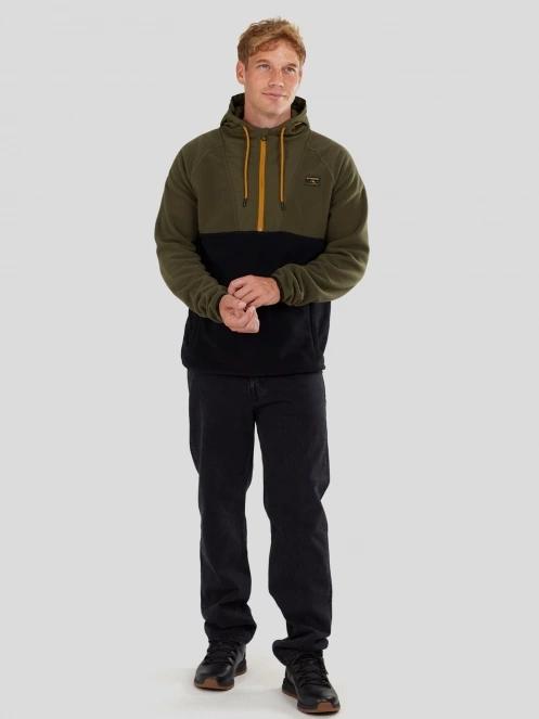 Fundango Carlos Fleece Pullover herren kapuzenpullover grün 4