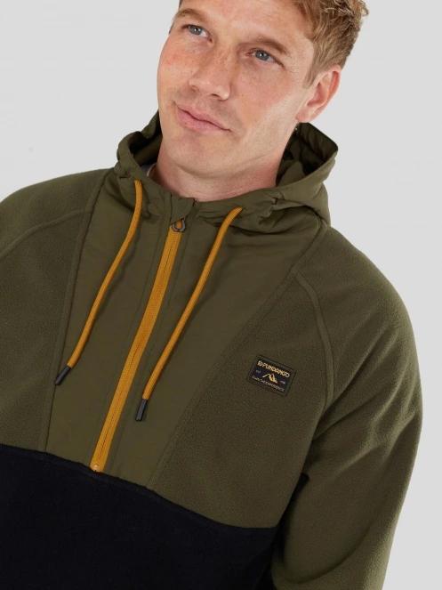 Fundango Carlos Fleece Pullover herren kapuzenpullover grün 5