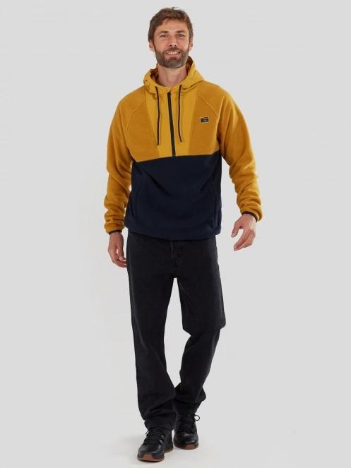 Fundango Carlos Fleece Pullover herren kapuzenpullover gelb 4