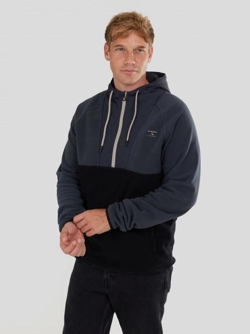 Fundango Carlos Fleece Pullover herren kapuzenpullover grau 5