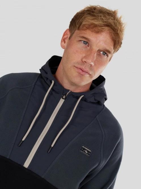 Fundango Carlos Fleece Pullover herren kapuzenpullover grau 6