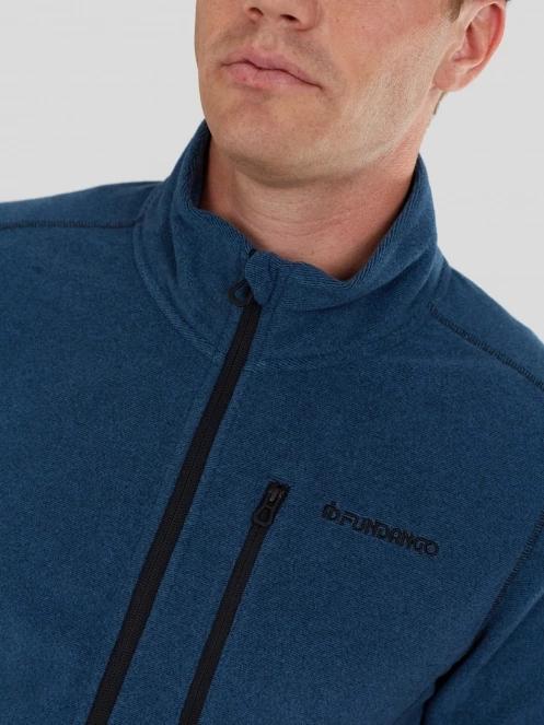 Fundango Jeffrey Fullzip Fleece herren fleecepullover dunkelblau 6