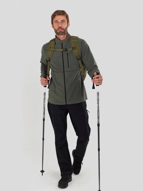 Fundango Jeffrey Fullzip Fleece herren fleecepullover oliv 4