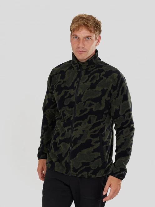 Fundango Nestor II Fleece Jacket herren fleecepullover Schwarz 2