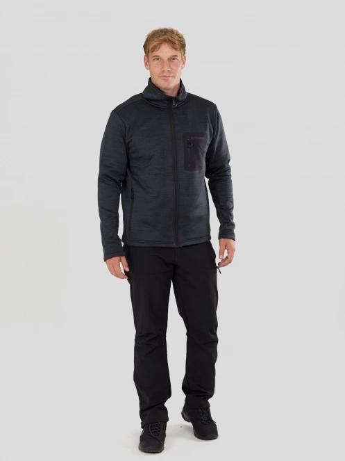 Fundango Revolution Fullzip Fleece herren fleecepullover Schwarz 5