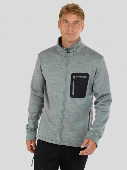 Fundango Revolution Fleece Jacket herren fleecepullover grün 2