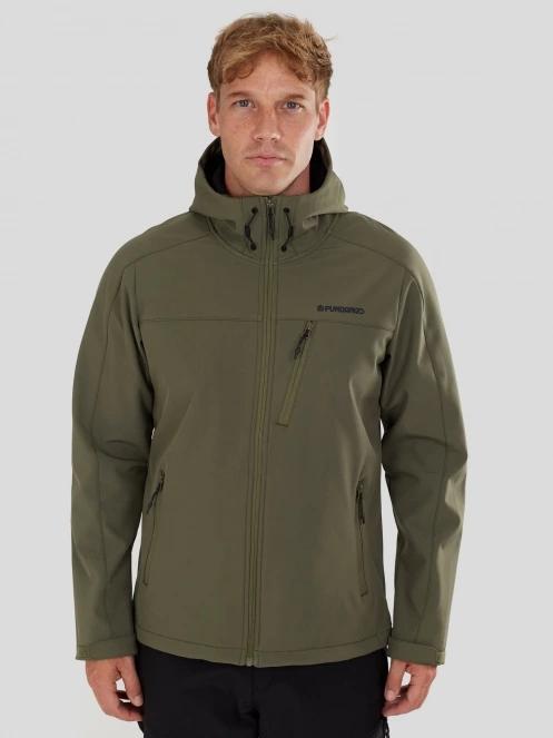 Fundango Fairbanks Softhsell Jacket herren softshelljacken oliv 2
