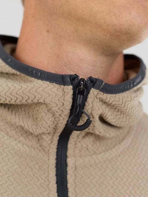 Fundango Nagano Full Zip Hoodie herren hybrid-midlayer sand 7
