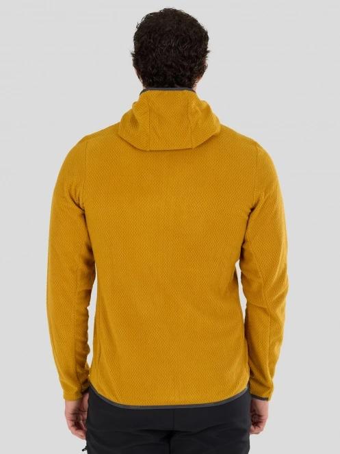 Fundango Nagano Full Zip Hoodie herren hybrid-midlayer gelb 3