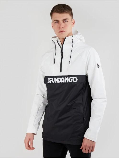 Fundango Salmo Logo Anorak herren regenmantel weiß 2