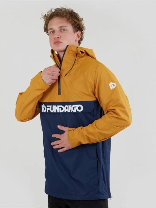 Fundango Salmo Logo Anorak herren regenmantel gelb 5