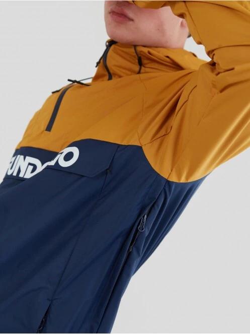 Fundango Salmo Logo Anorak herren regenmantel gelb 6