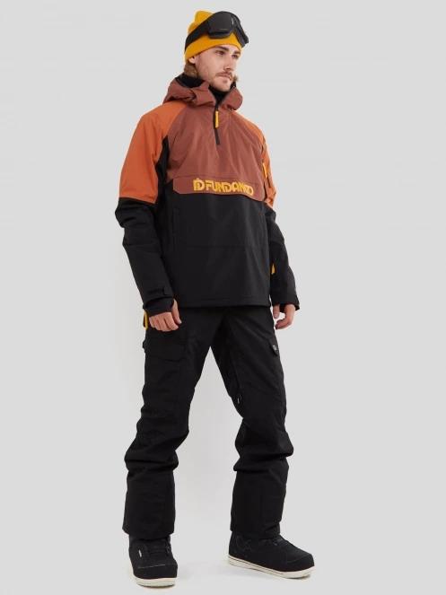 Fundango Burnaby Logo Anorak herren skijacke rot 4