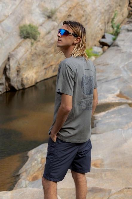 Fundango Elkford Cargo Trekking Shorts herren wandershorts mit seitentaschen grau 7