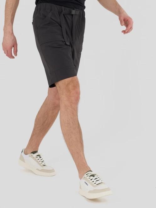 Fundango Elkford Cargo Trekking Shorts herren wandershorts mit seitentaschen grau 5