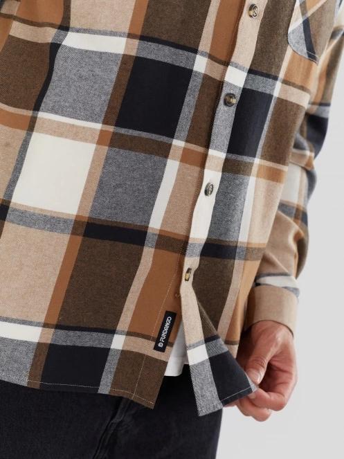 Fundango Harris Shirt herren langarmhemd braun 5