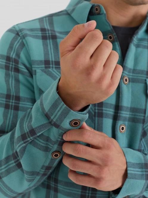 Fundango Roddy Lined Shirt herren hemdjacke grün 8