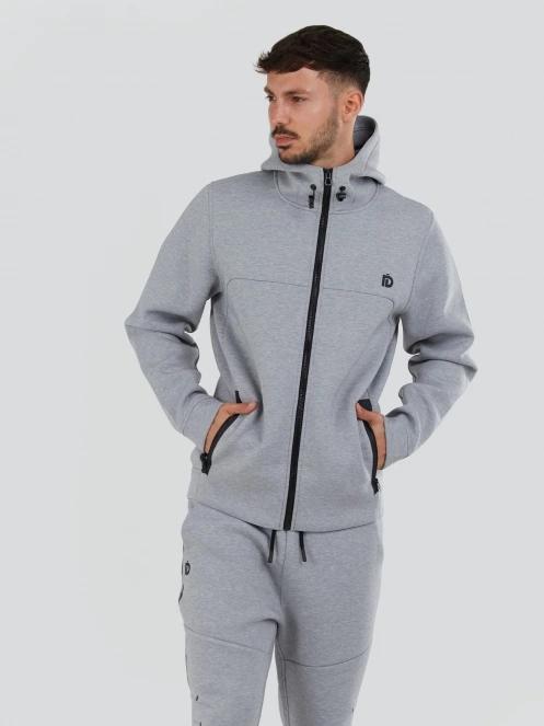 Fundango Hamal Tech Hoodie herren kapuzenpullover grau 5