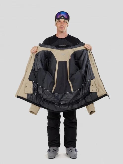 Fundango Privet Allmountain Jacket herren skijacke sand 5