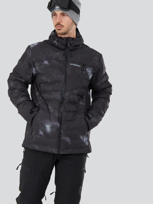 Fundango Fairfield Padded Jacket herren gesteppt skijacke Schwarz 2