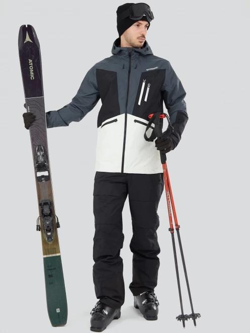 Fundango Rigel 3L Jacket herren skijacke grau 4