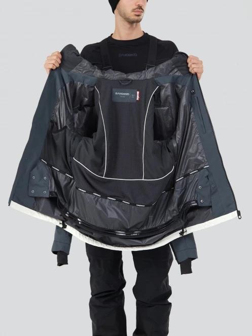 Fundango Rigel 3L Jacket herren skijacke grau 5
