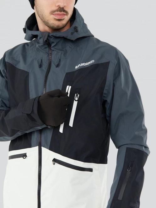 Fundango Rigel 3L Jacket herren skijacke grau 6