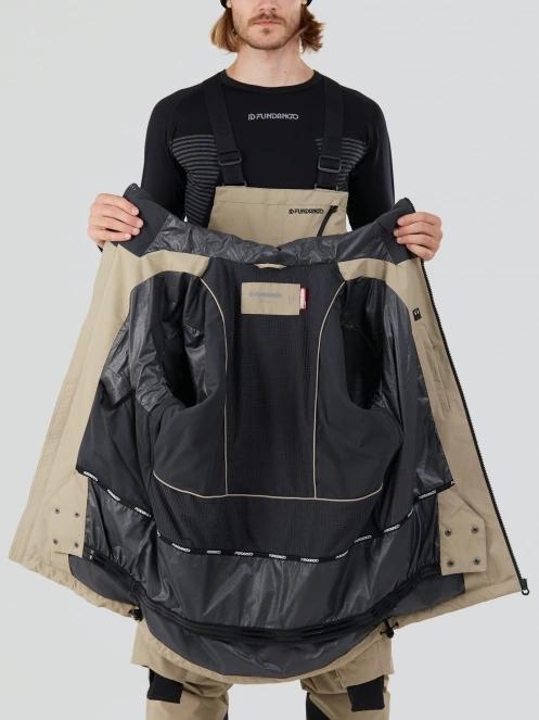Fundango Rigel 3L Jacket herren skijacke sand 5