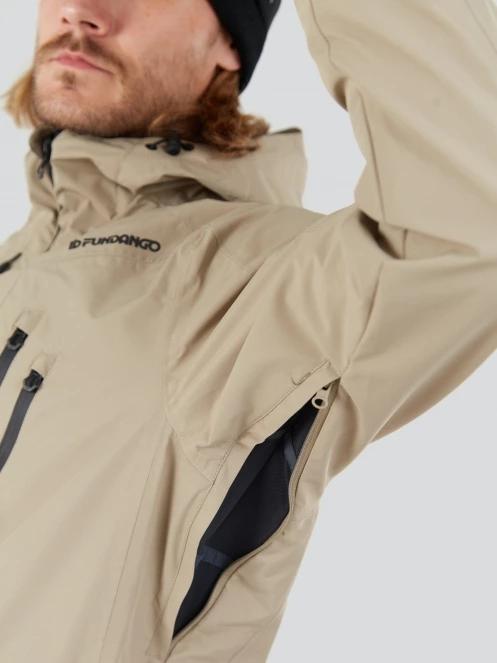 Fundango Rigel 3L Jacket herren skijacke sand 8