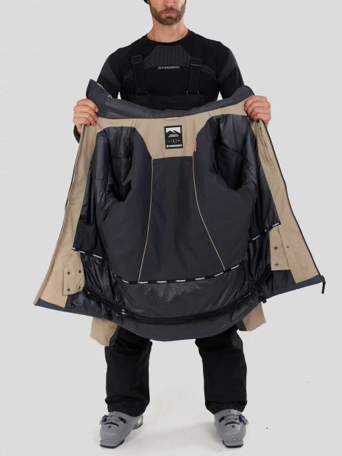 Fundango Baily ECO Allmountain Jacket herren skijacke sand 5