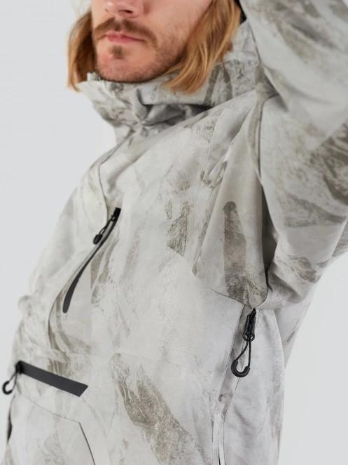 Fundango Tilbury ECO Logo Anorak herren skijacke sand 7